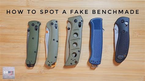 fake benchmade bag|how to identify a fake benchmade knife.